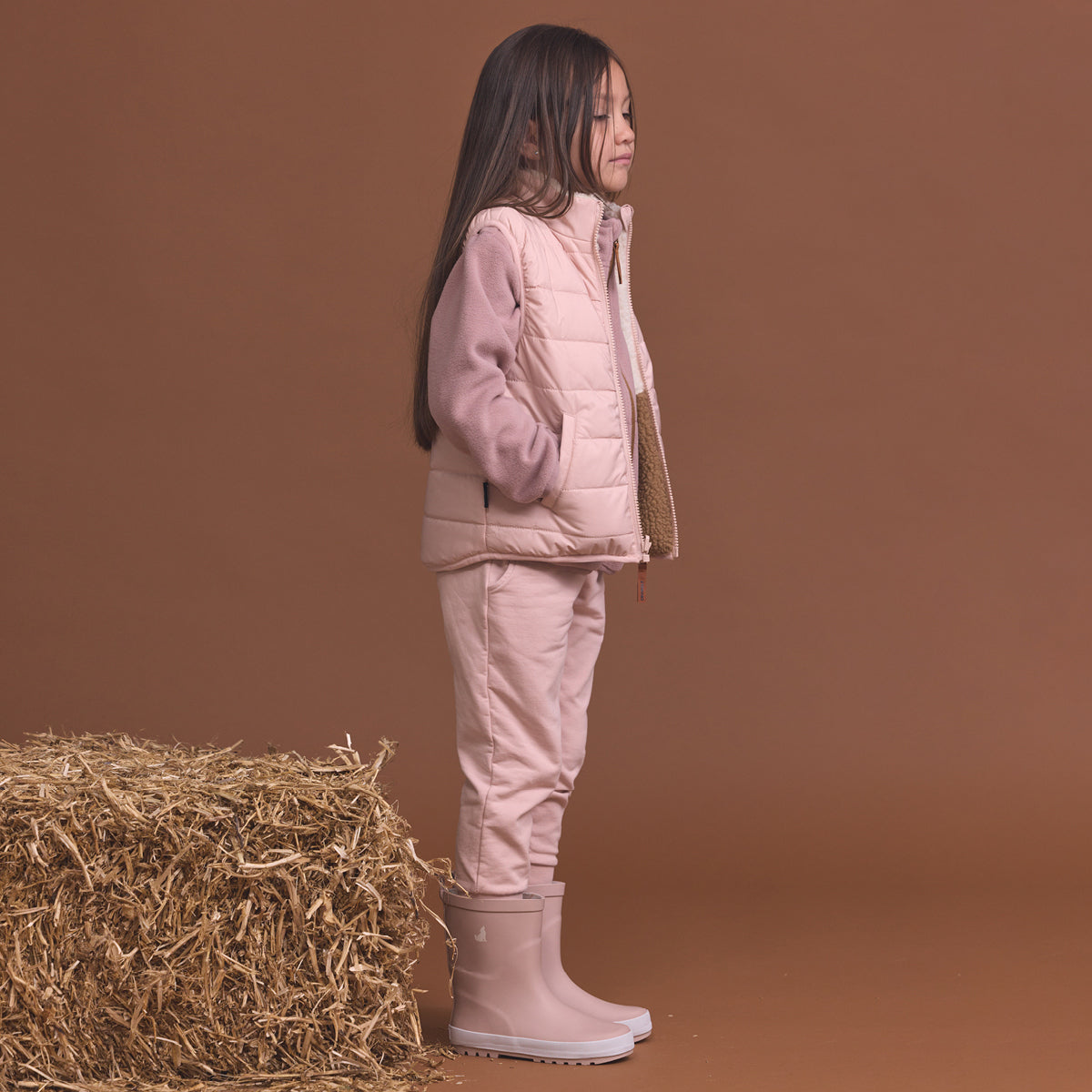 Reversible Yeti Vest Harvest Colourblock