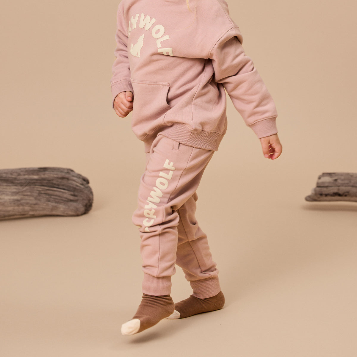 Crywolf Chill Track Pant - Dusty Mauve