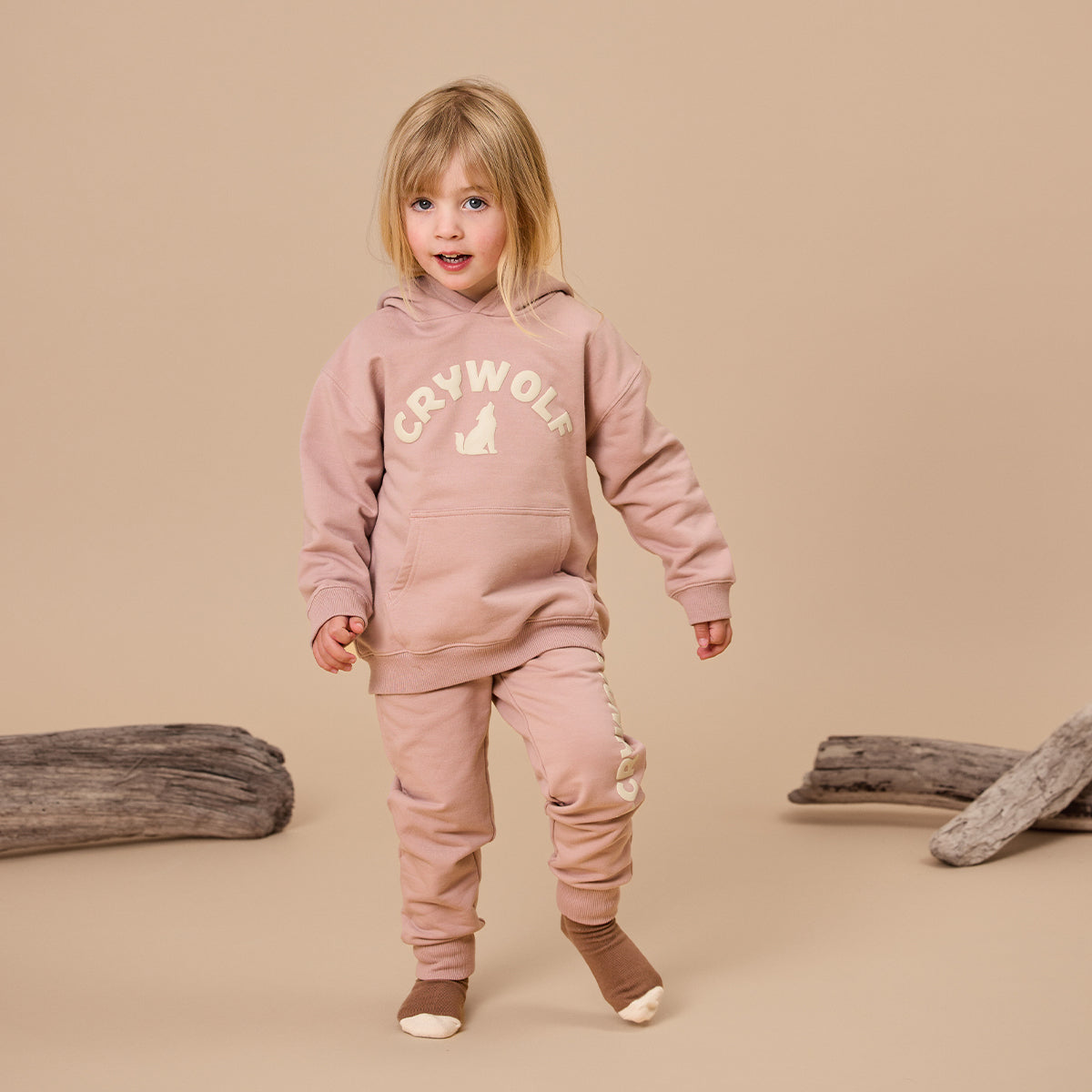 Crywolf Chill Track Pant - Dusty Mauve
