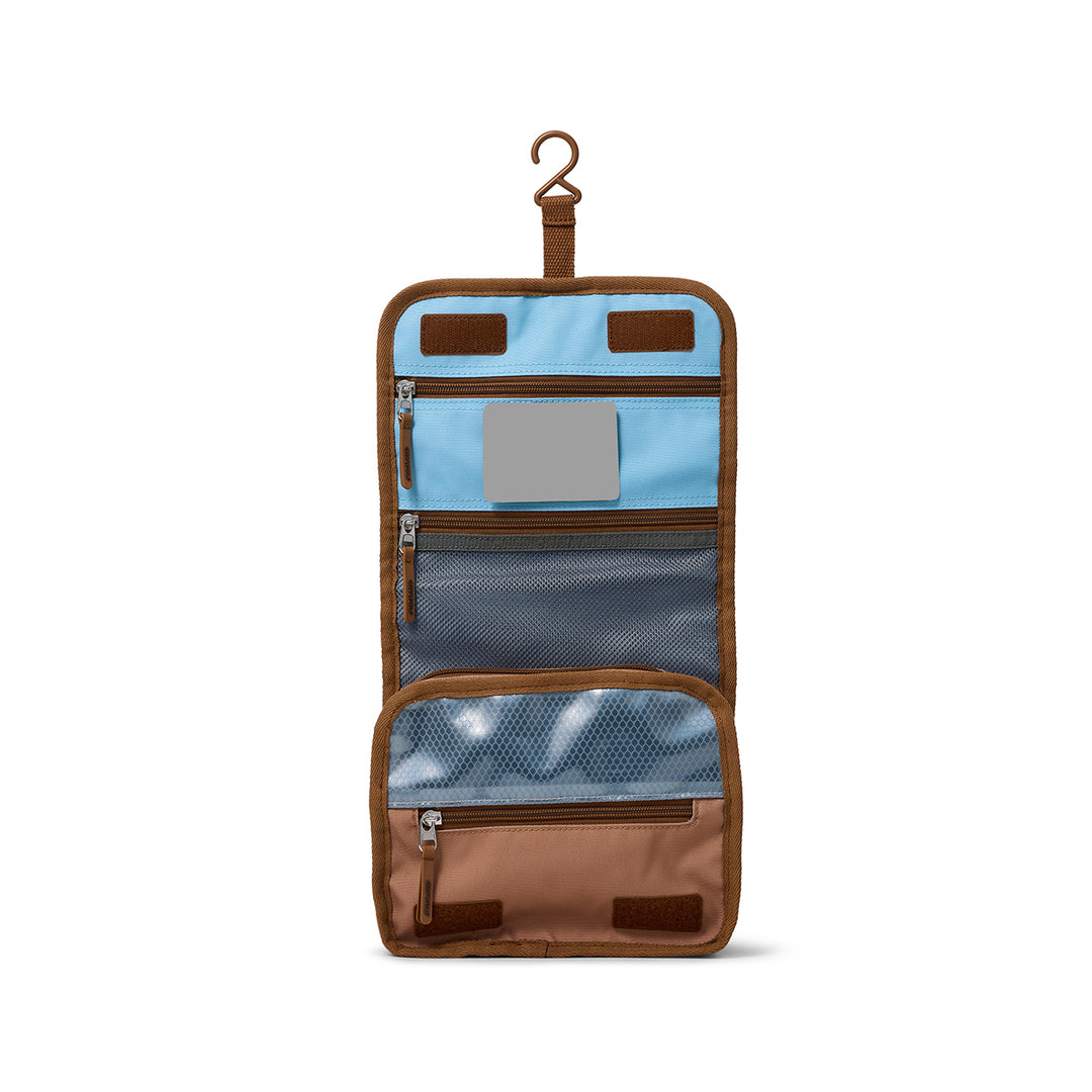 Crywolf Hanging Toiletry Bag - Deep Sea Colourblock