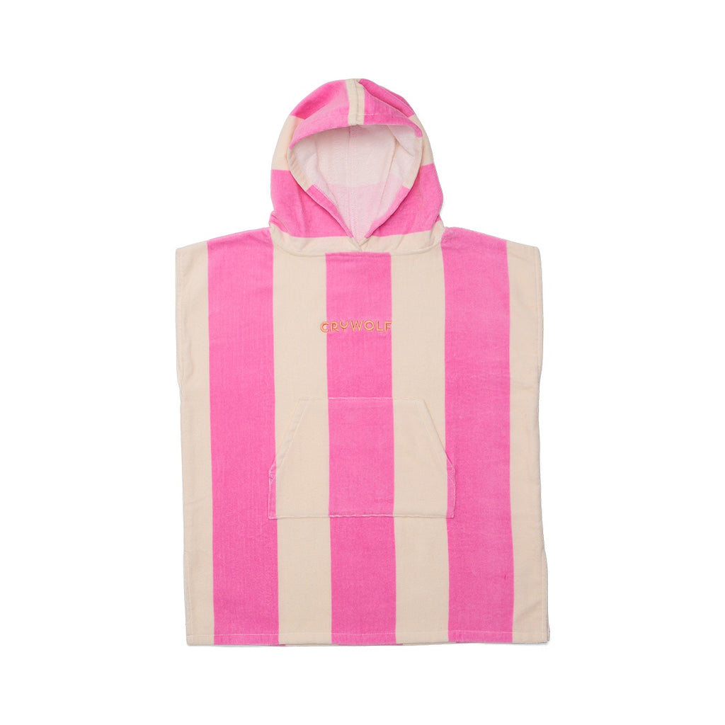 Crywolf Hooded Towel - Candy Stripe