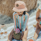 Long Sleeve Swimsuit - Summer Stripe