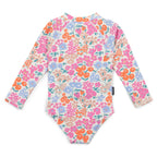 Long Sleeve Swimsuit - Berry Garden