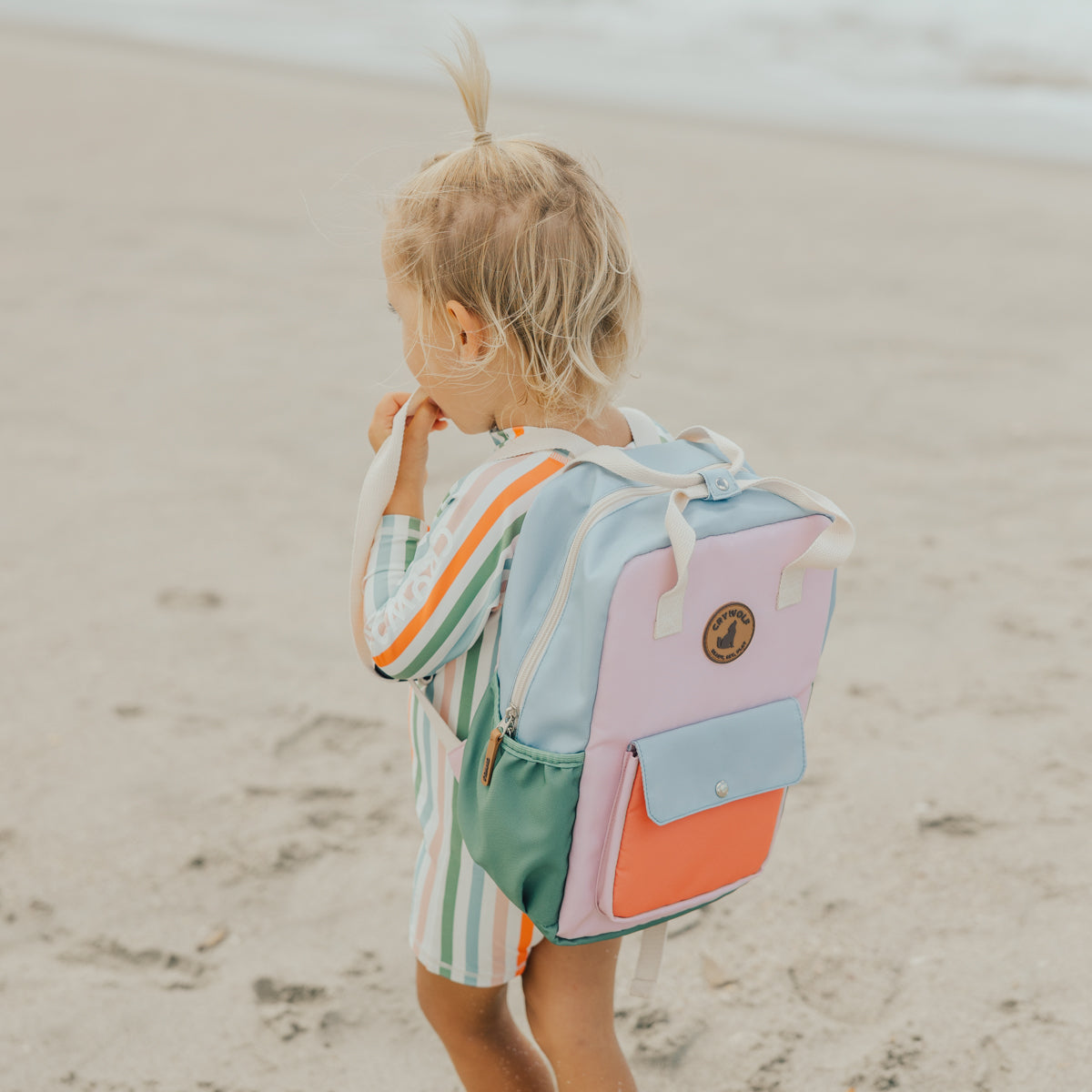 Mini Backpack - Sunset Colour Block