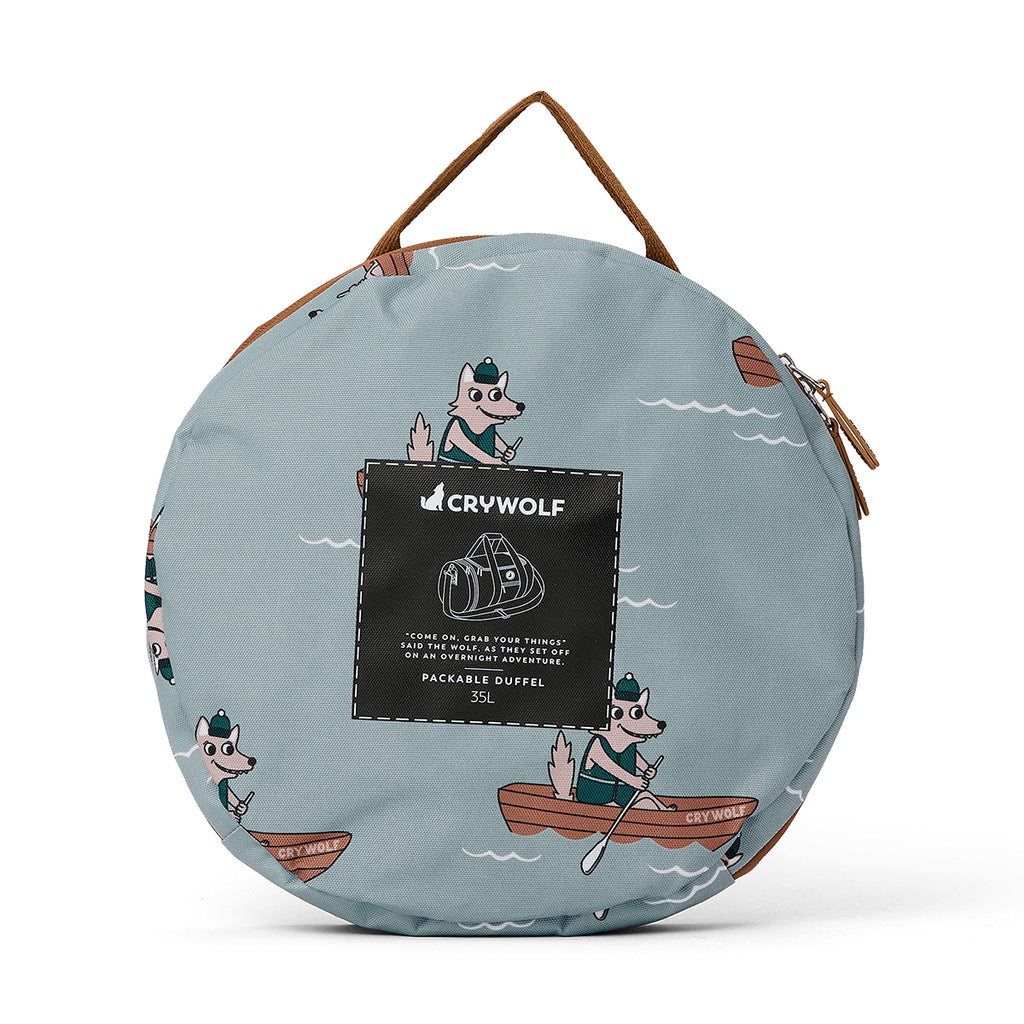 Packable Duffel - Kayak Wolf