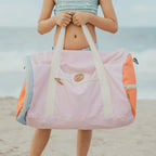 Packable Duffel Bag - Sunset Colour Block