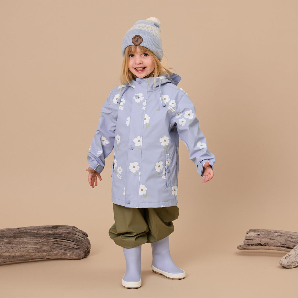Crywolf Play Jacket - Floral - Periwinkle