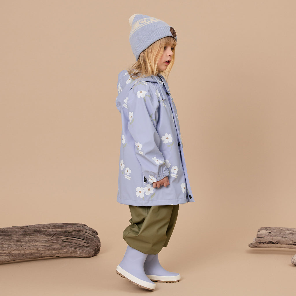 Crywolf Play Jacket - Floral - Periwinkle