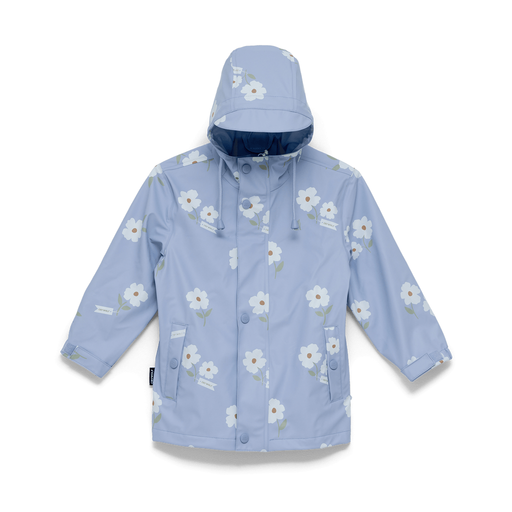 Crywolf Play Jacket - Floral - Periwinkle