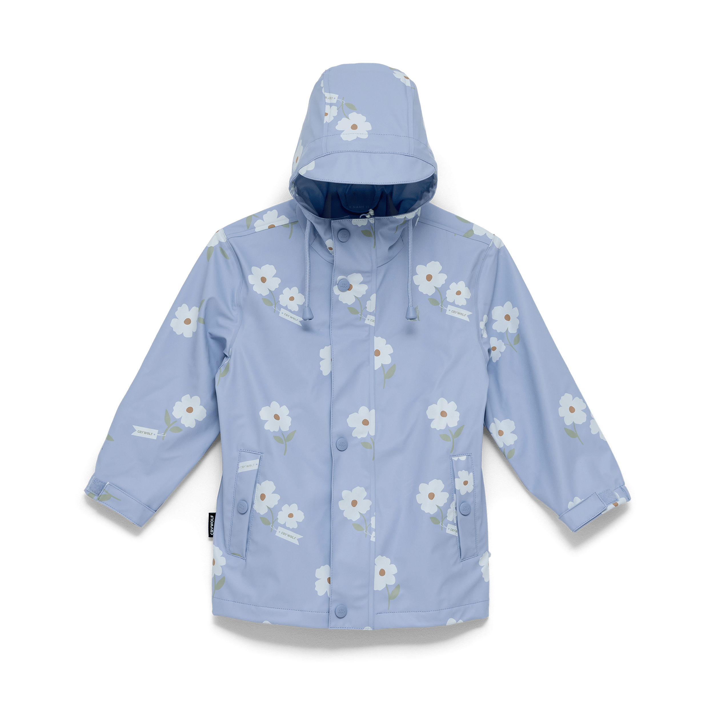 Crywolf Play Jacket - Floral - Periwinkle
