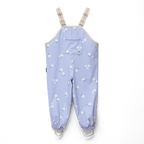 Rain Overalls - Floral - Periwinkle