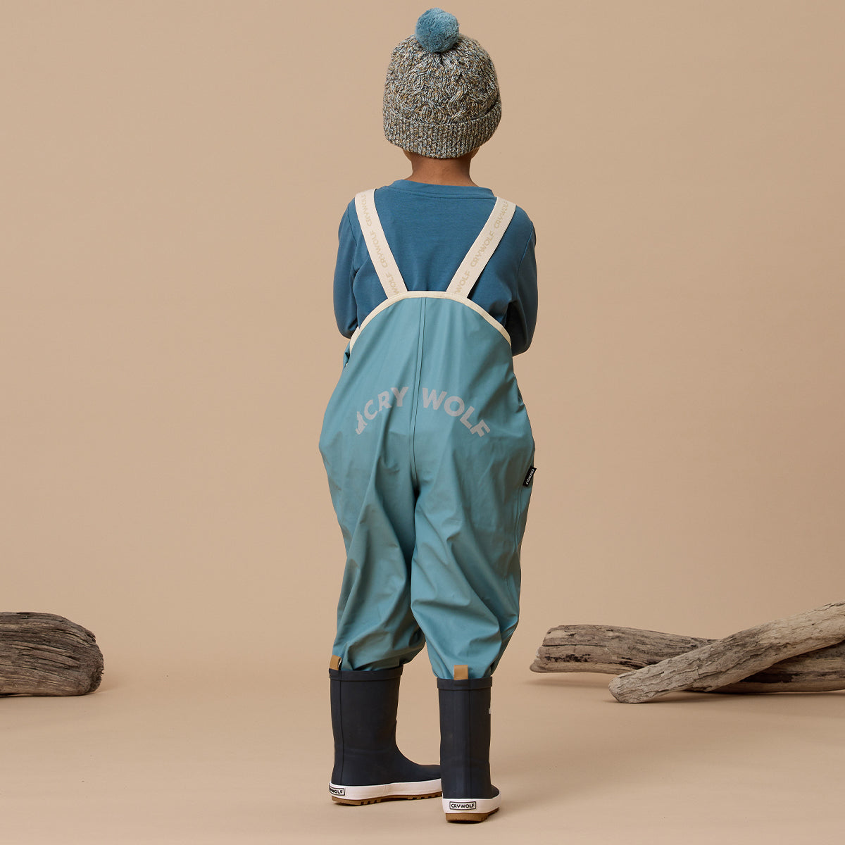 Crywolf Rain Overalls - Stone Blue