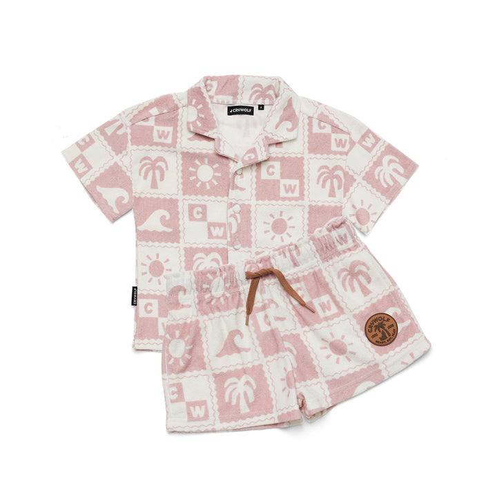 Crywolf Resort Set -  Blush Check