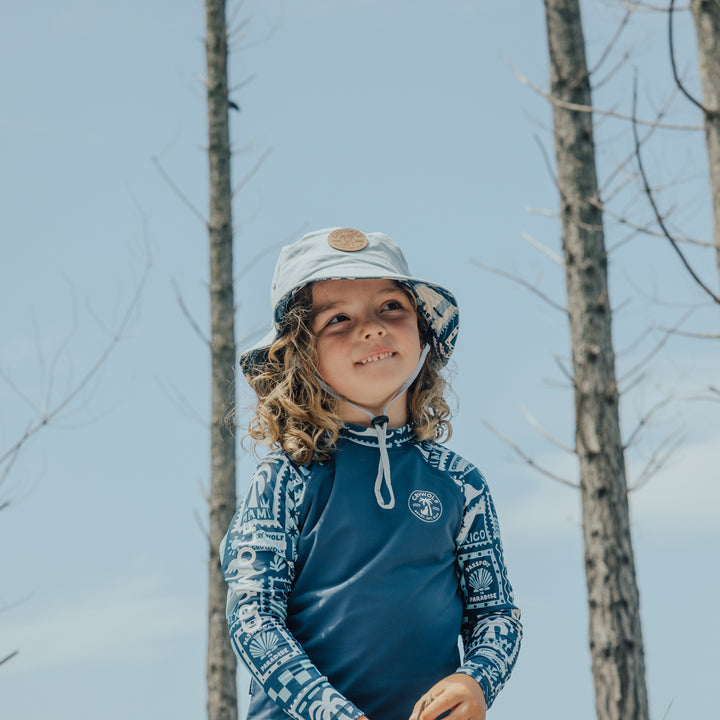 Crywolf Reversible Bucket Hat - Summer Stripe