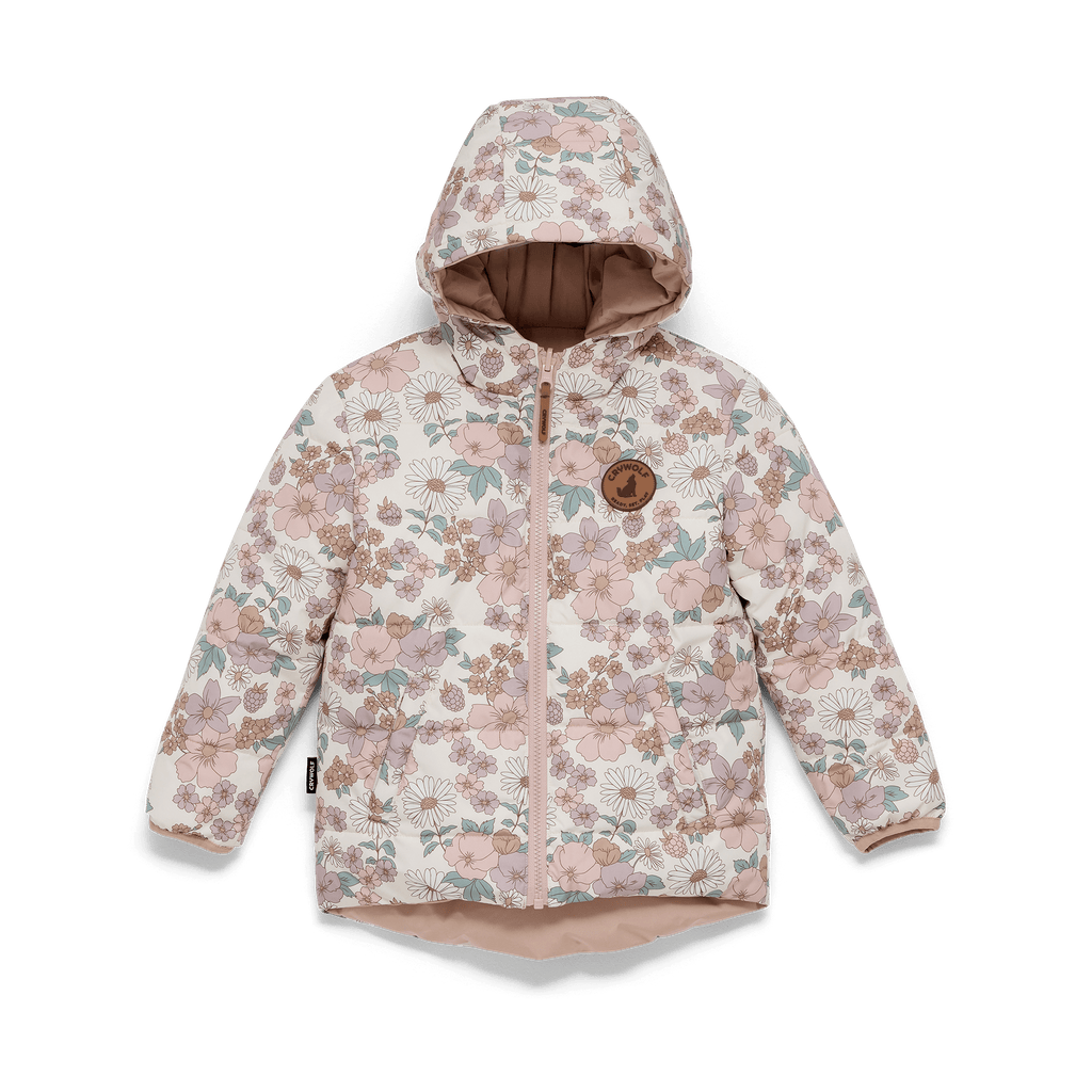 Reversible Eco-Puffer - Daisy Floral