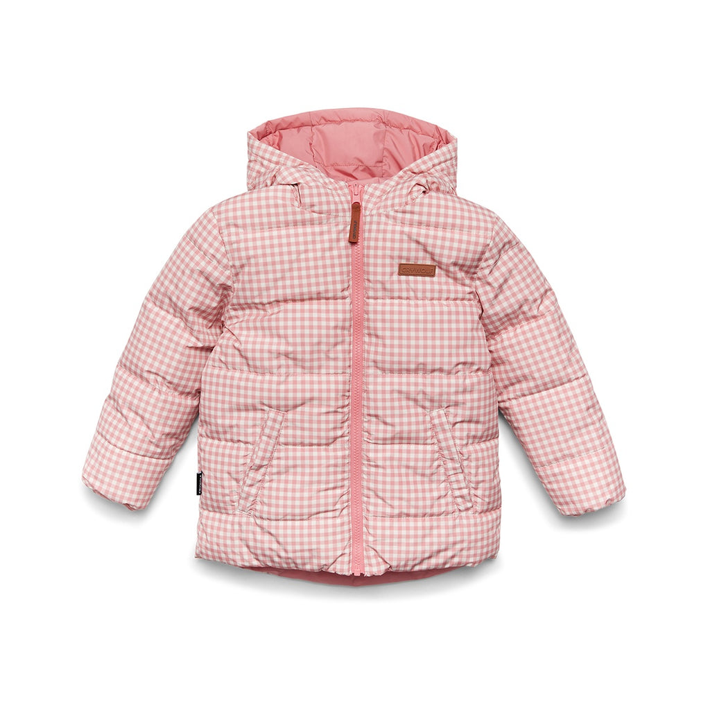 Reversible Eco-Puffer Rose Gingham