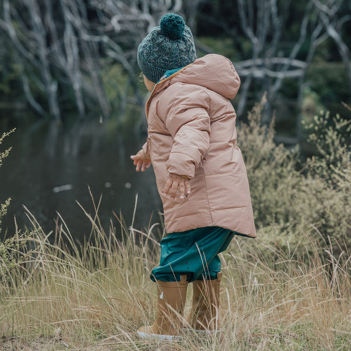 Crywolf Reversible Eco Puffer - Tan Wolf