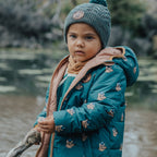 Reversible Eco Puffer - Tan Wolf
