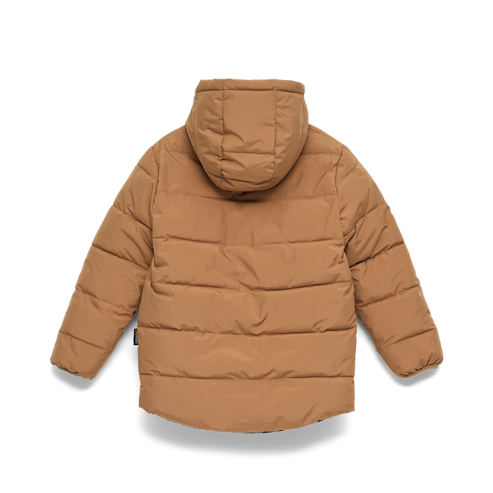 Crywolf Reversible Eco Puffer - Tan Wolf