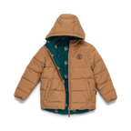 Reversible Eco Puffer - Tan Wolf