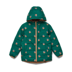 Reversible Eco Puffer - Tan Wolf