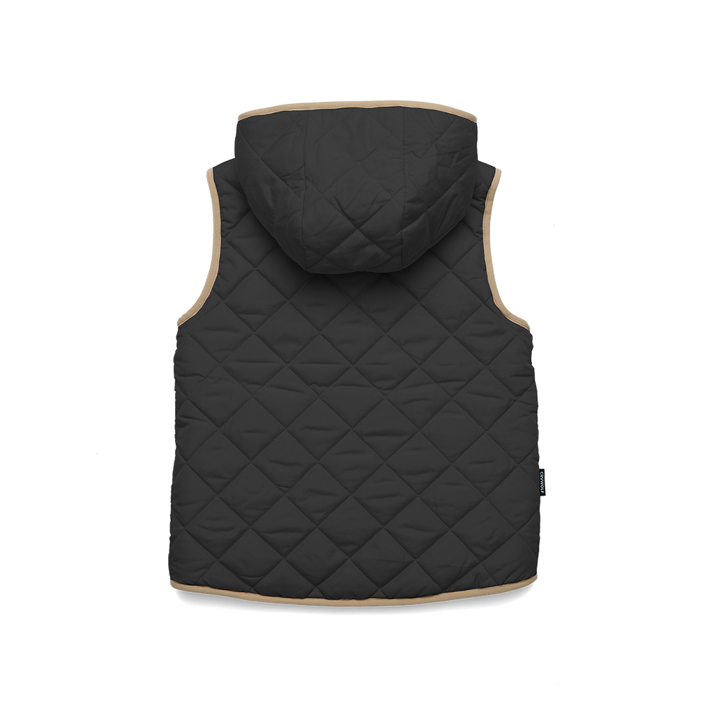 Reversible Yeti Vest - Black/Camel