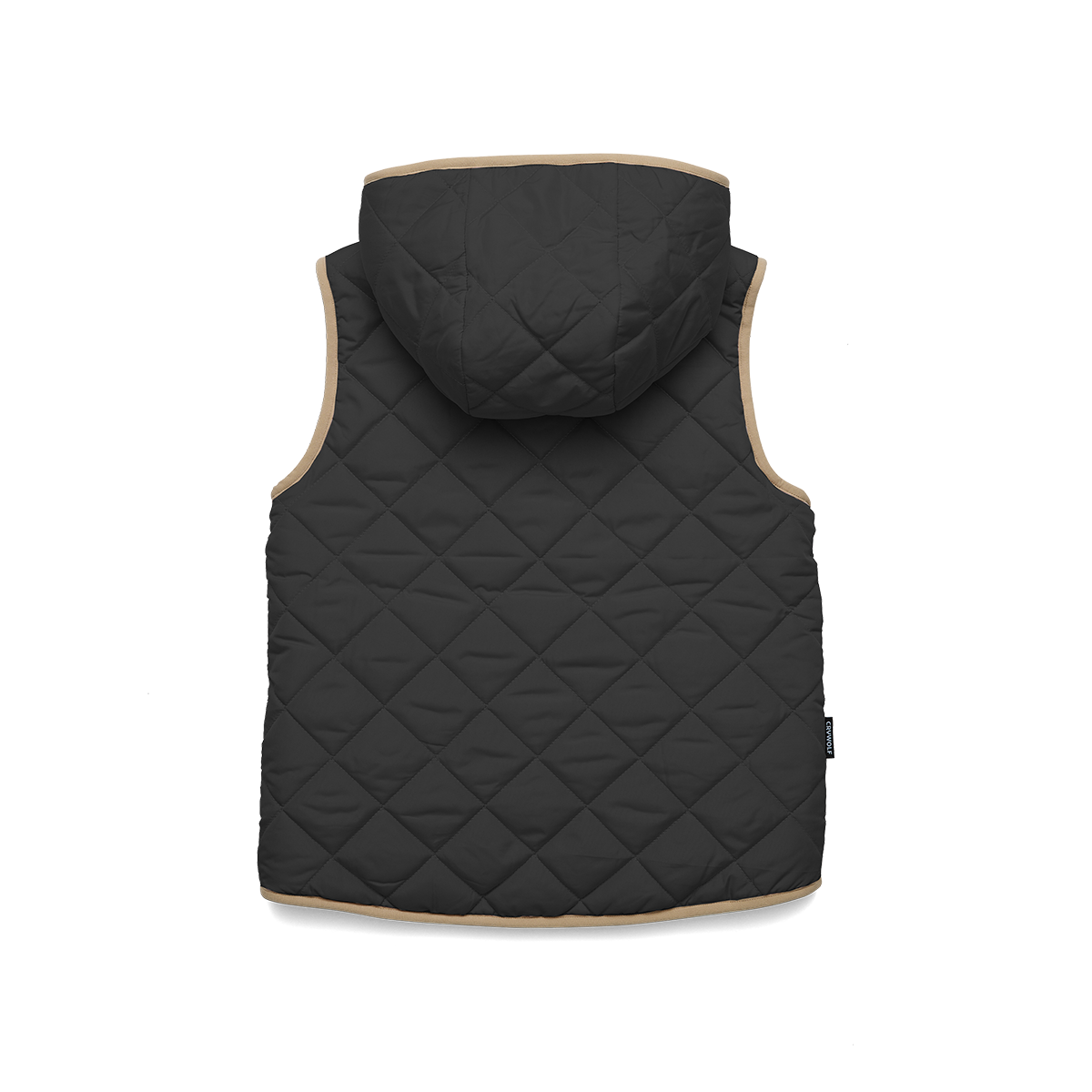 Reversible Yeti Vest - Black/Camel