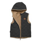 Reversible Yeti Vest - Black/Camel