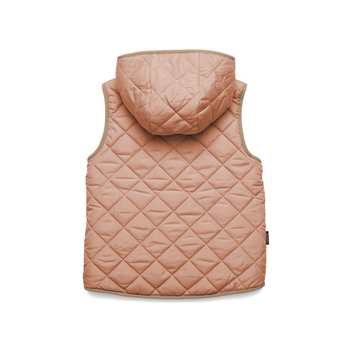 Crywolf Reversible Yeti Vest - Terracotta/Camel