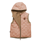 Crywolf Reversible Yeti Vest - Terracotta/Camel