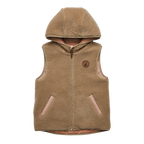 Crywolf Reversible Yeti Vest - Terracotta/Camel