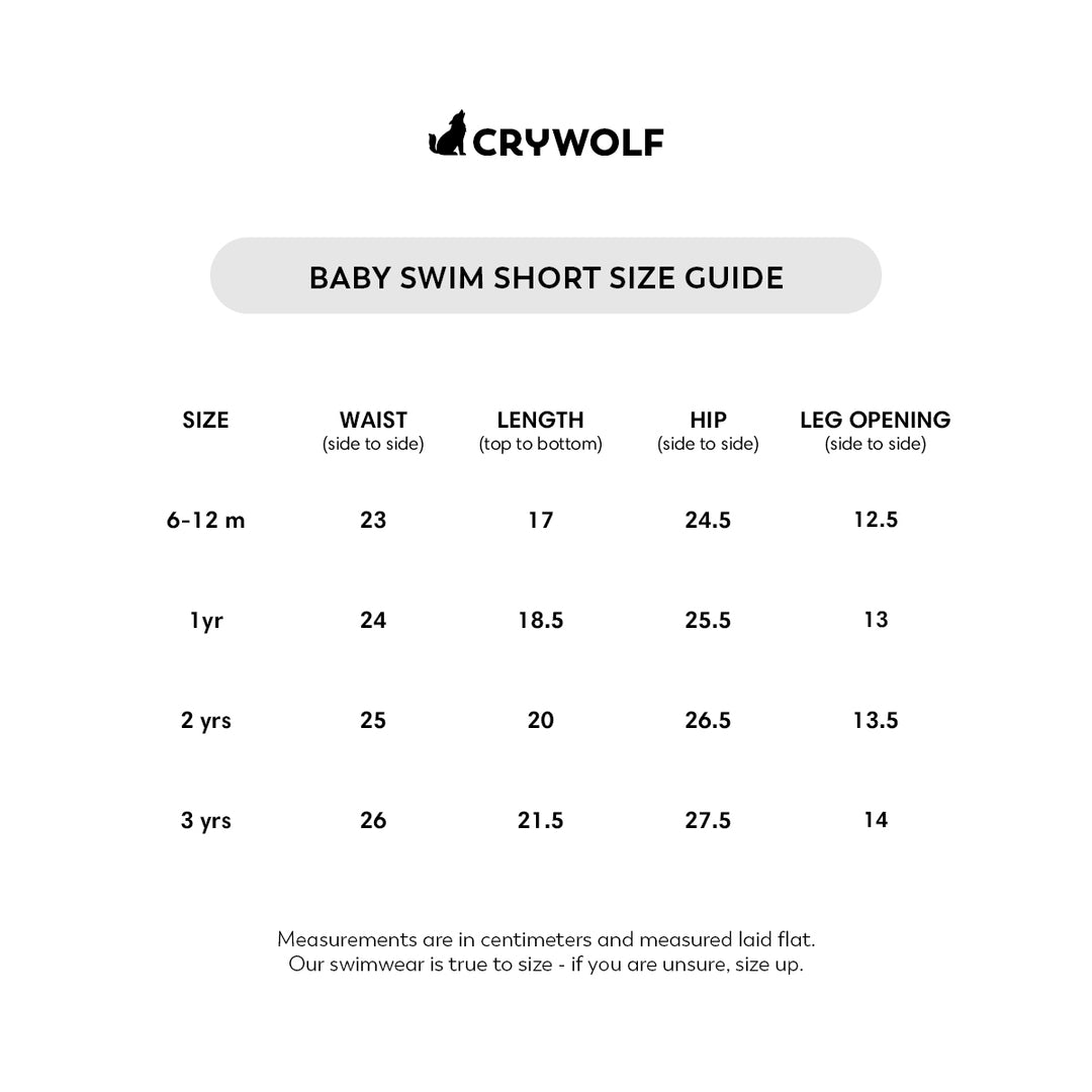 Crywolf Baby Swim Short - Seaside