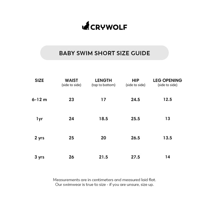 Crywolf Baby Swim Short - Seaside