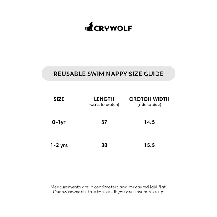 Crywolf Reusable Swim Nappy - Paradise