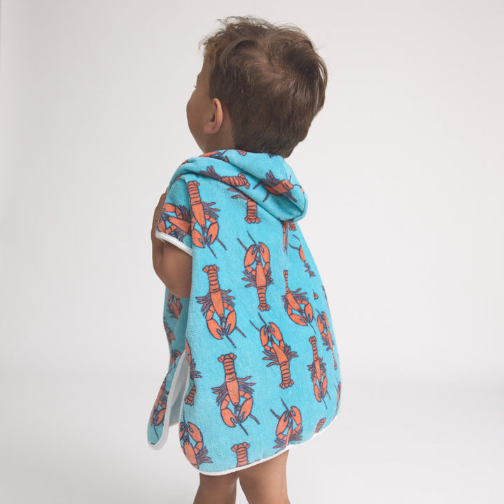 Crywolf Baby Hooded Towel - Little Lobsters