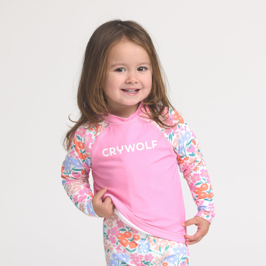 Crywolf Baby Rash Vest - Berry Garden