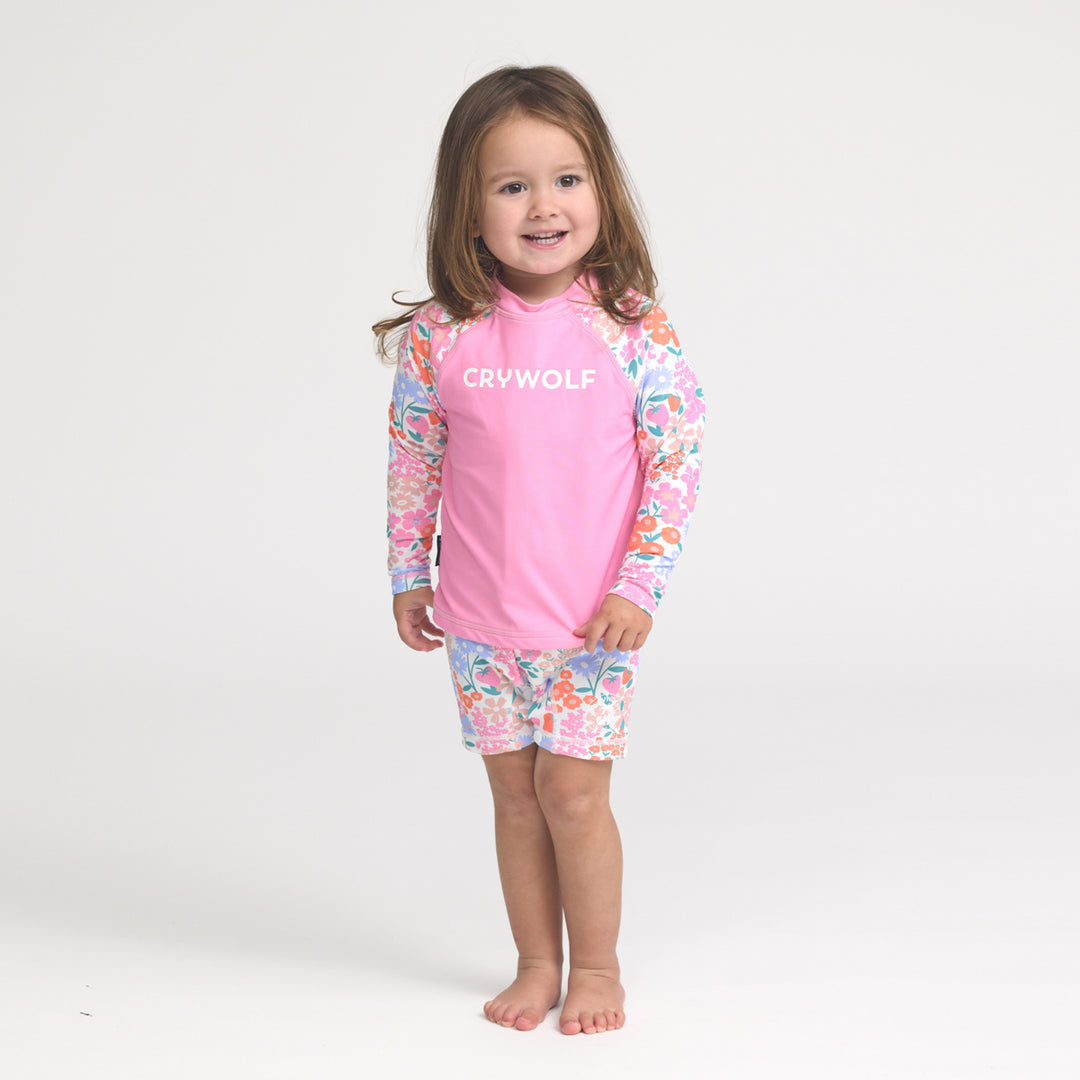Crywolf Baby Rash Vest - Berry Garden