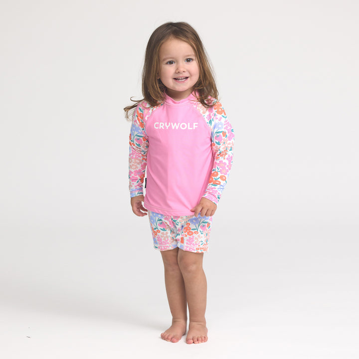 Crywolf Baby Rash Vest - Berry Garden