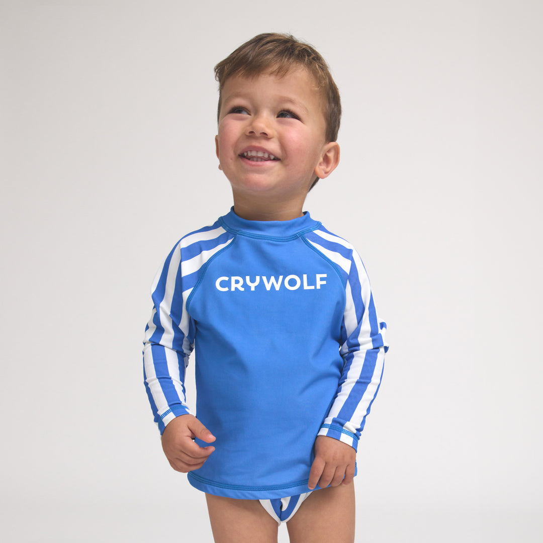 Crywolf Baby Rash Vest - Deep Sea Stripe