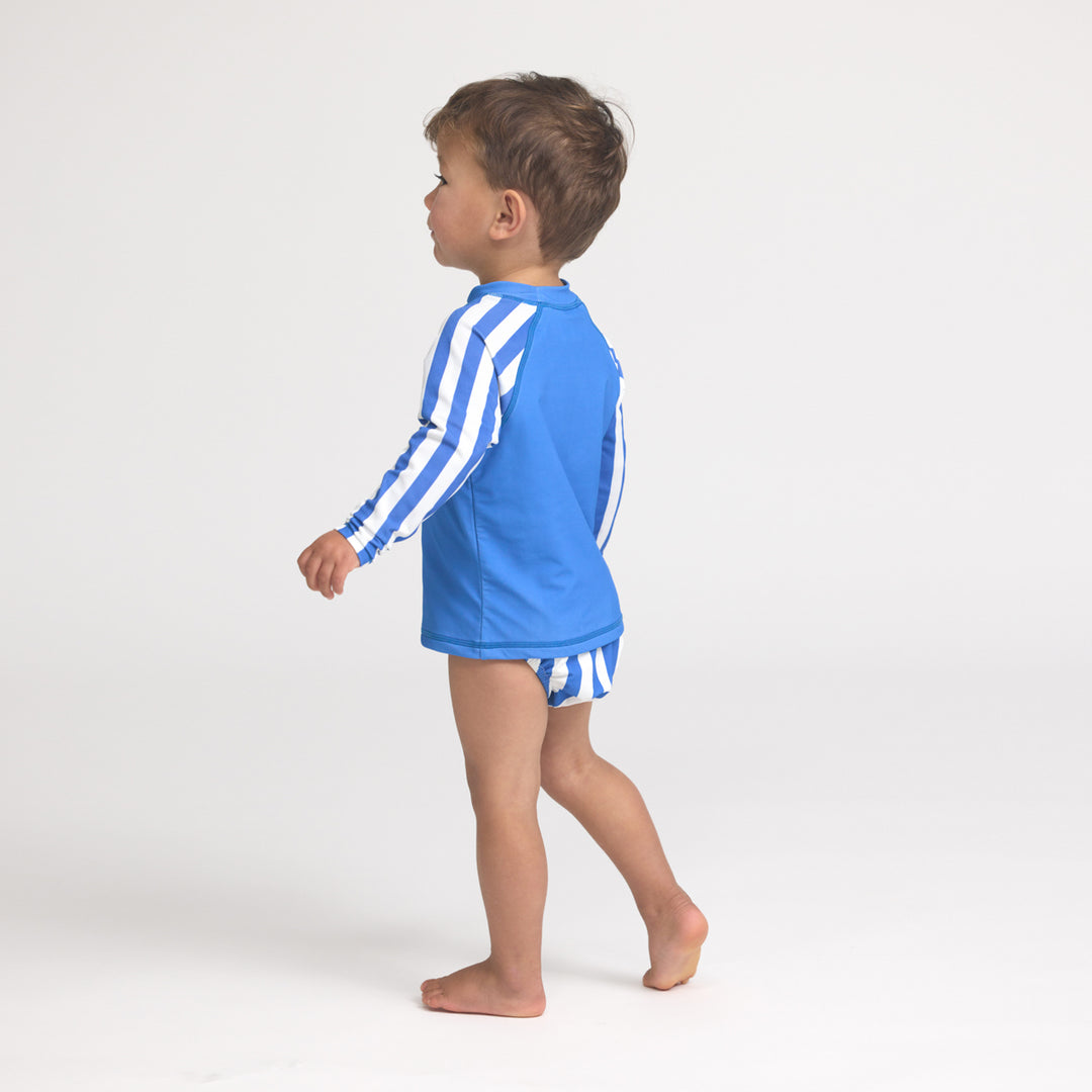 Crywolf Baby Rash Vest - Deep Sea Stripe