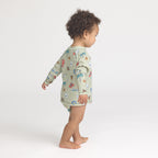 Baby Rash Vest - Lucky Days Sage