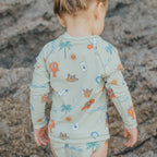 Baby Rash Vest - Lucky Days Sage
