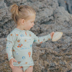 Baby Rash Vest - Lucky Days Sage