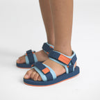Beach Sandal - Navy Pop