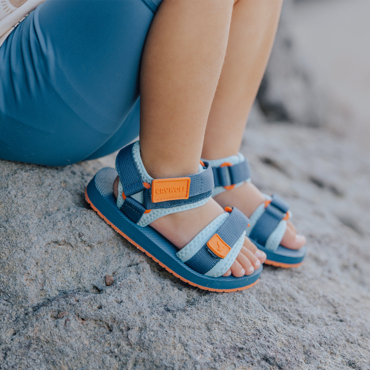 Crywolf Beach Sandal - Navy Pop