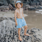 Board Short - Deep Ocean Stripe