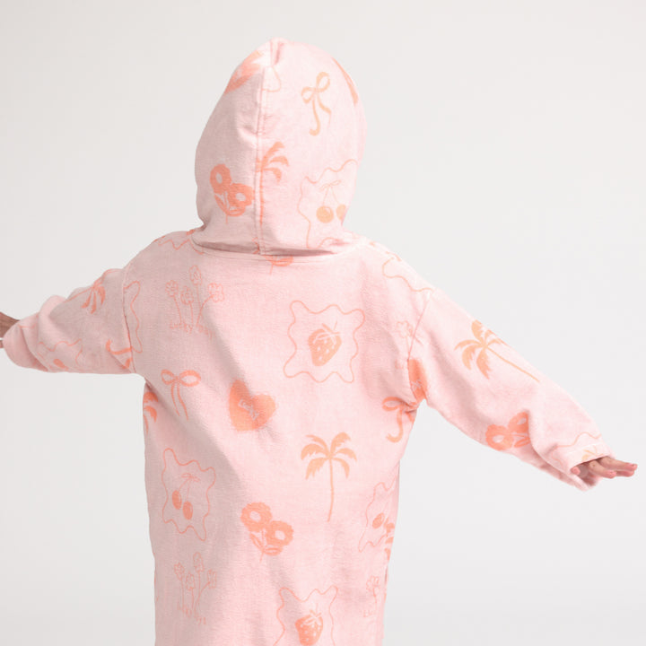 Crywolf Everywhere Zip-Up Towel - Pink