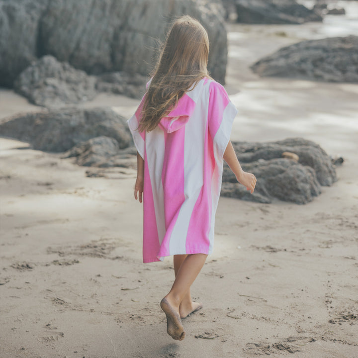 Crywolf Hooded Towel - Candy Stripe