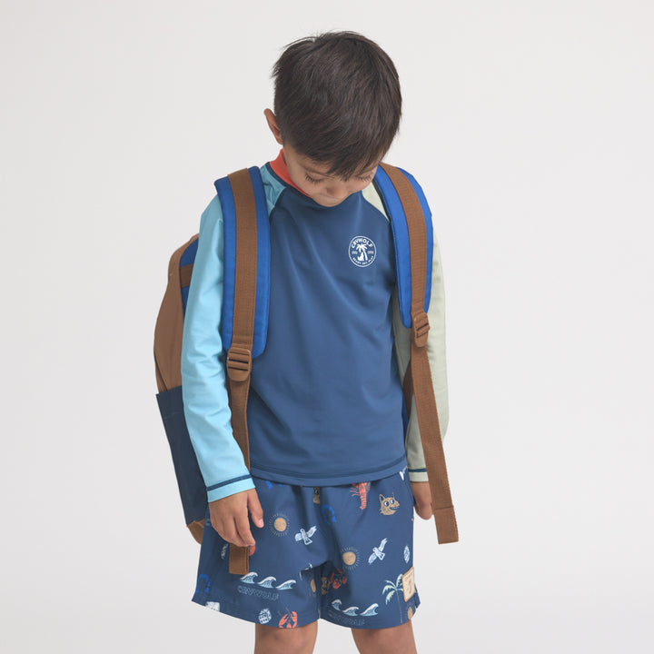 Crywolf Knapsack - Deep Sea Colourblock