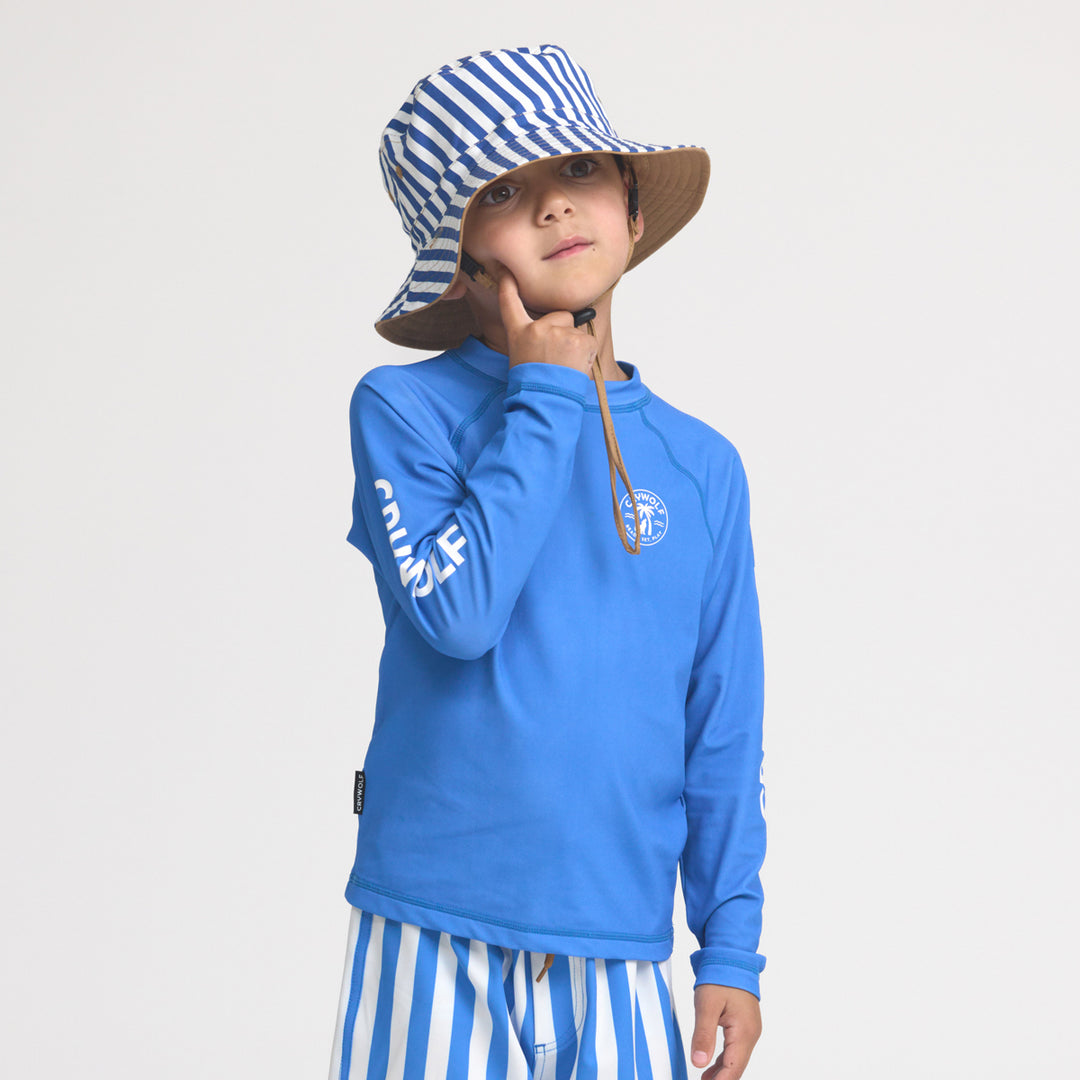 Crywolf Long Sleeve Rash Vest - Deep Sea Blue
